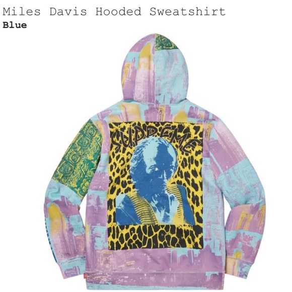 New Supreme Miles Davis Hoodie. Size XLarge - Picture 6 of 7